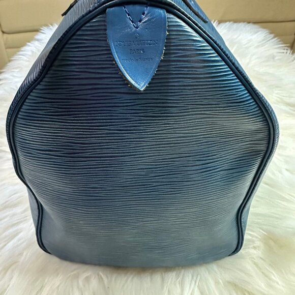 💎✨Authentic✨ Louis Vuitton Epi Leather Speedy 35 Satchel Bag - Picture 5 of 14